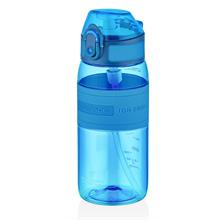 Uzspace 440 ml Mavi Pipetli Tritan Çocuk Okul Su Matarası