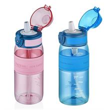 Uzspace 440 ml Pembe ve Mavi Çocuk Matara Seti