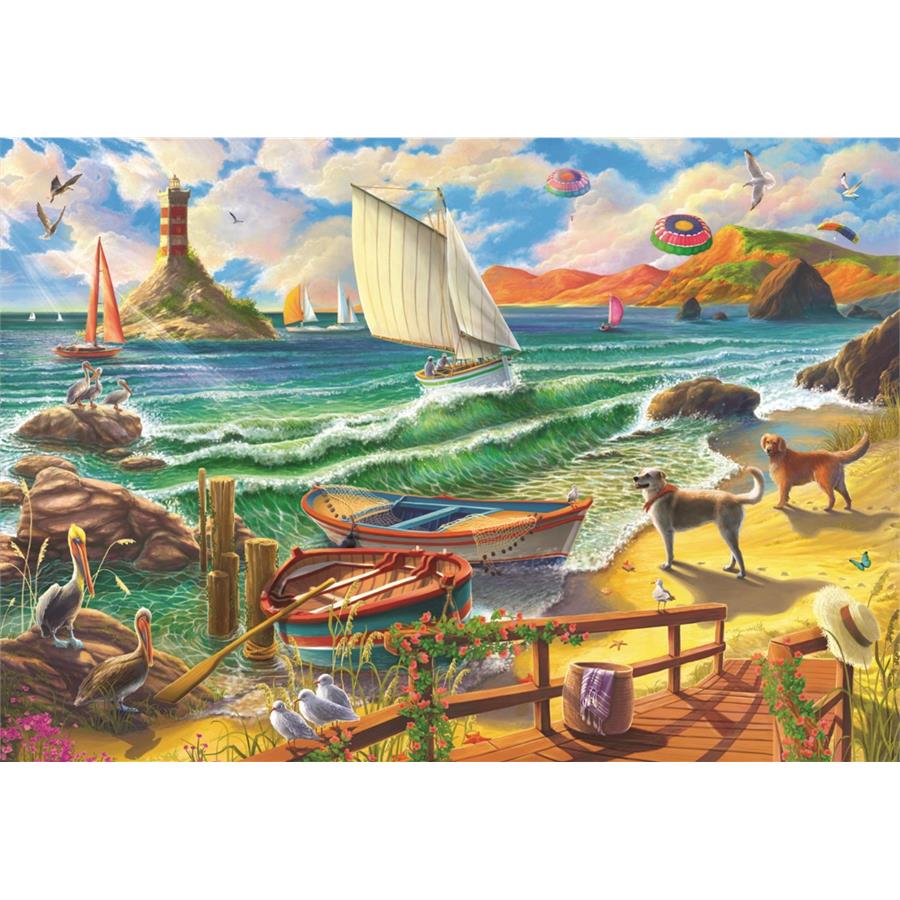 Anatolian ANA3586 Kool Kat Kuisine Puzzle – 500 Teile, Braun, Für Entspannte Stunden