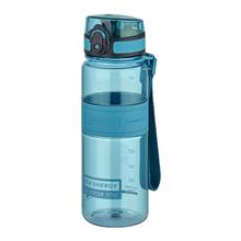 Uzspace 500 ml Cam Göbeği Tritan Matara - Vine Cyan Okul Spor ve Kamp Matarası