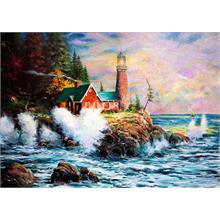 CarettaPuzzle® Kırmızı Deniz Feneri 1000 Parça Puzzle