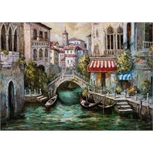 CarettaPuzzle® Venedikteki Kemer Köprü 1000 Parça Puzzle