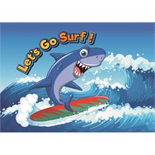 CarettaPuzzle® Sörfçü Köpek Balığı 54 Parça Eğitici Çocuk Puzzle/Yapboz