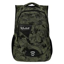 Waddell Bag Yeşil Kamuflaj Desenli Erkek Okul Sırt Çantası - Ortaokul Lise