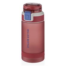 Diller 580 ml Tritan Kırılmaz Kilitli Kapak Taşıma Askılı Kırmızı Spor Matara