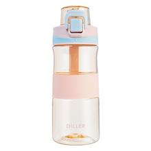 Diller 520 ml Tritan Geniş Ağızlı Kilitli Kapak Pembe Matara Suluk