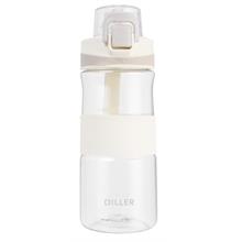 Diller 520 ml Tritan Geniş Ağızlı Kilitli Kapak Beyaz Matara Suluk