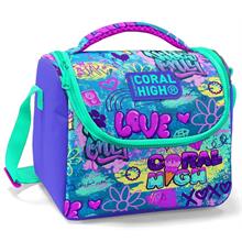 Coral High Kız Çocuk Lavanta Grafiti Okul Beslenme Çantası - Thermo Yalıtımlı