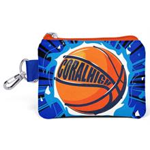 Coral High Mavi Turuncu Basketbol Bozuk Para Çantası - Erkek Çocuk