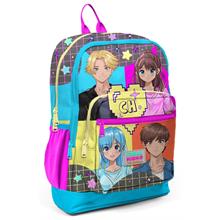 Coral High Mavi Anime İlkokul ve Günlük Sırt Çantası - Kız Çocuk - USB Soketli