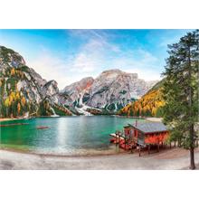 Educa 3000 Parça Sonbaharda Braies Gölü (İtalya) Puzzle