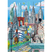 Educa 1000 Parça New York Puzzle Yapboz - Carlo Stanga