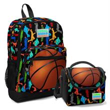 Coral High Basketbol Erkek Çocuk İlköğretim Okul Sırt Çantası ve Beslenme Çanta Seti