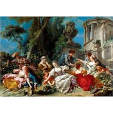 Anatolian 1500 Parça Kuş Avcıları Puzzle - Francois Boucher