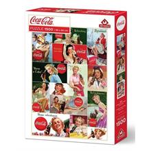 Art Puzzle Coca-Cola Vintage Kızları Kolaj 1500 Parça Puzzle