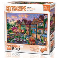 KS Games 500 Parça Eğlence Şehri Puzzle