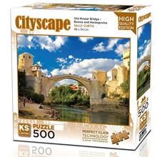 Ks Games 500 Parça Old Mostar Bridge Bosna-Hersek Puzzle