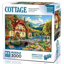 KS Games 3000 Parça Gölet Kenarındaki Ev Puzzle