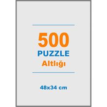 500 Parçalık Puzzle Altlığı - 48x34 cm Beyaz Puzzle Alt Tablası