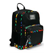 Coral High Dört Bölmeli Siyah Grafiti Ortaokul Çantası - Erkek Çocuk