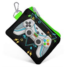 Coral High Siyah Fosforlu Yeşil Gamer Bozuk Para Cüzdanı - Erkek Çocuk