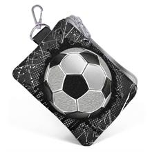 Coral High Siyah Futbol Bozuk Para Cüzdanı - Erkek Çocuk