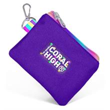 Coral High Rainbow Fermuarlı Mor Bozuk Para Çantası - Kız Çocuk