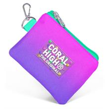 Coral High Pembe Mor Renk Geçişli Bozuk Para Çantası - Kız Çocuk