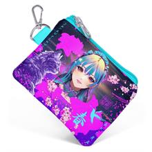 Coral High Mor Pembe Anime Kedi Bozuk Para Çantası - Kız Çocuk