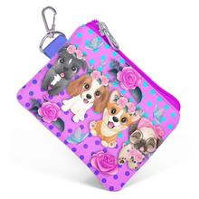 Coral High Pembe Köpek Bozuk Para Çantası - Kız Çocuk
