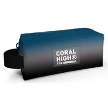 Coral High Nefti Gri Tek Bölmeli Kalemlik - Erkek Çocuk Kalem Çantası