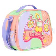 Kaukko Kids Isı Yalıtımlı Kız Çocuk Pembe Mor Yeşil Oyun Beslenme Çantası