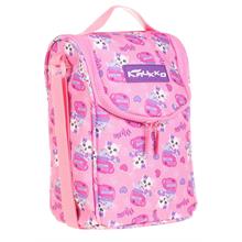 Kaukko Kids Isı Yalıtımlı Kız Çocuk Pembe Sevimli Kedi Büyük Beslenme Çantası