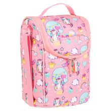 Kaukko Kids Isı Yalıtımlı Kız Çocuk Açık Pembe Unicorn Büyük Beslenme Çantası
