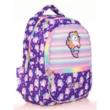 Kaukko Kids Kız Çocuk Mor Unicorn Okul Sırt Çantası