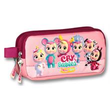 Ümit Çanta Cry Babies Fantasy İki Bölmeli Kız Çocuk Kalem Çantası - Bordo-Pembe