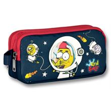 Kral Şakir İki Bölmeli Kırmızı-Lacivert Astronot Kalem Çantası - Erkek