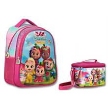 Cry Babies Kız Çocuk Pembe İlkokul Sırt Çantası ve Beslenme Çantası Seti
