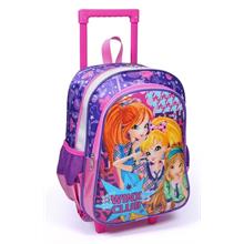 Yaygan Winx Club Çekçek Tekerlekli Okul Çantası - Pembe - Kız Çocuk