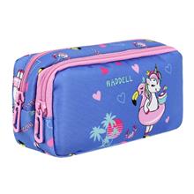 Waddell İki Bölmeli Mor Unicorn Kız Çocuk Kalem Çantası