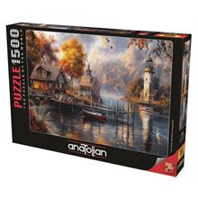 Anatolian 1500 Parça Gölde Sonbahar Puzzle - Michele Farella