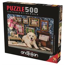 Anatolian 500 Parça Labrador Köpekler Puzzle - Greg Cuddiford