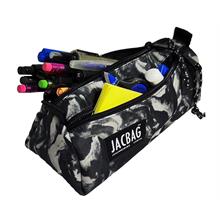 Jacbag Dual Prime İki Bölmeli Üçgen Dumanlı Gri/Siyah Erkek Kalem Çantası
