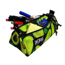 Jacbag Dual Prime İki Bölmeli Üçgen Avokado Yeşil Kız Çocuk/Kadın Kalem Çantası