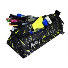 Jacbag Dual Prime İki Bölmeli Üçgen Sarı Geometrik Erkek Kalem Çantası