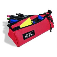 Jacbag Dual Prime İki Bölmeli Üçgen Mercan Kız Çocuk/Kadın Kalem Çantası