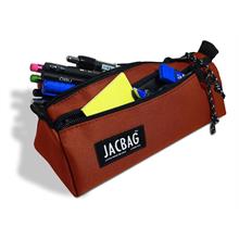 Jacbag Dual Prime İki Bölmeli Üçgen Kiremit Kız Çocuk Kalem Çantası