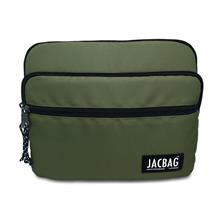 Jacbag Haki Yeşil Üç Cepli Tablet Telefon Çantası - Erkek Çocuk/Yetişkin