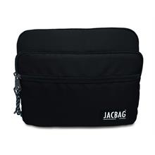 Jacbag Siyah Üç Bölmeli Tablet ve Telefon Çantası/Kılıfı - Kadın/Erkek