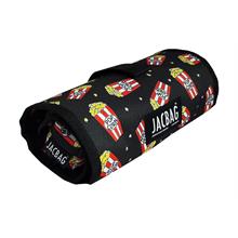 Jacbag Popcorn Senior Sanatsal Rulo Organizer Kalem Çantası (Siyah/Kırmızı - Unisex)